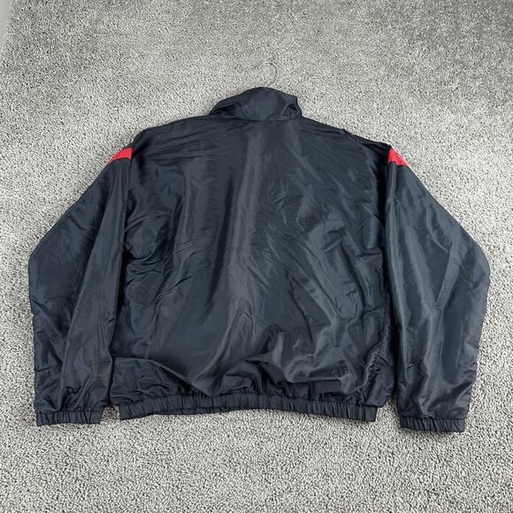 Vintage Ellesse Jacket Mens Large Black Red Reversible Anorak Zip Made Italy 90s - Picture 10 of 16